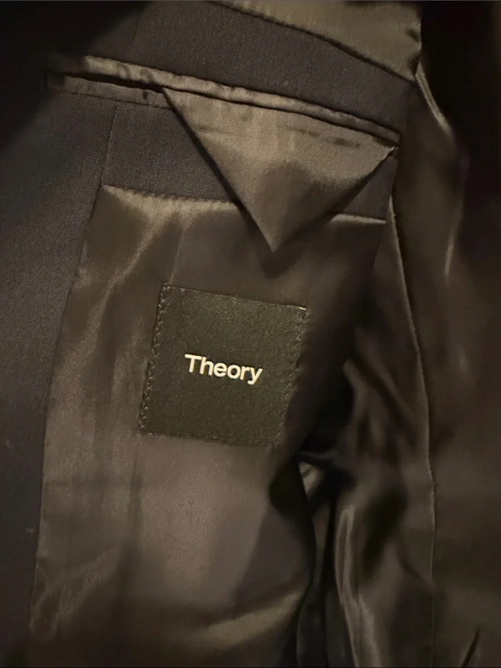 Theory Men's Dark Navy Two-Button Suit